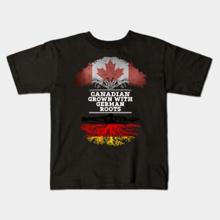 Canadian Grown With German Roots - Gift for German With Roots From Germany Kids T-Shirt